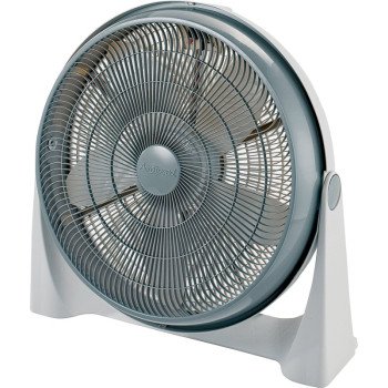 Camair AC100 Air Circulator, 20 in Dia Blade, 5-Blade, 3-Speed, Gray