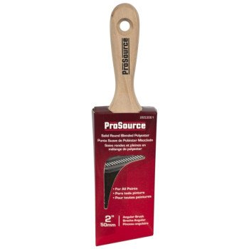 ProSource OR 21681 0200 Angular Sash Paint Brush, Round Handle