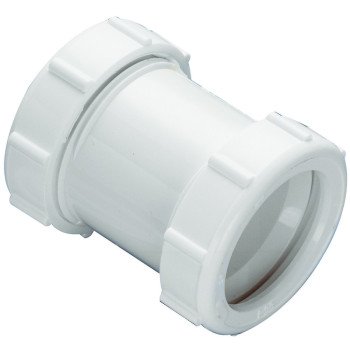 Plumb Pak PP55-4W Sink Drain Coupling, 1-1/2 in, Slip Joint, Polypropylene, White