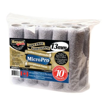 Bennett 10PK MP13MM Pile Roller, 13 mm Thick Nap, 240 mm L, Microfiber Cover