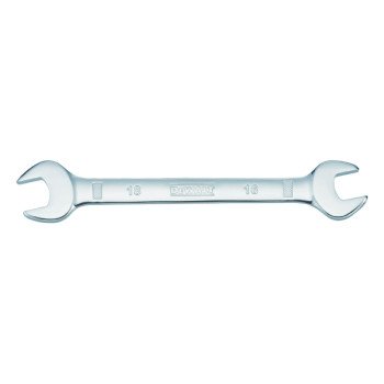 DEWALT DWMT75435OSP Open End Wrench, Metric, 16 x 18 mm Head, 8-1/32 in L, Polished Chrome