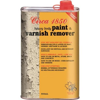 Circa 1850 180650 Paint and Varnish Remover, Liquid, Clear/White, 1 pt