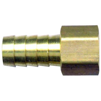 126-2A  BARB - HOSE BRASS COUP