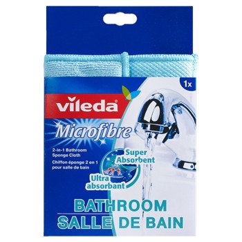 Vileda 144813 Bath Cloth, Microfiber, Blue