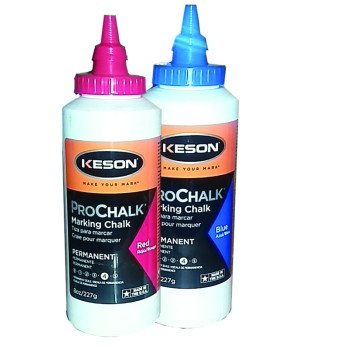 Keson PROCHALK Series PM8RED Marking Chalk Refill, Red, Permanent