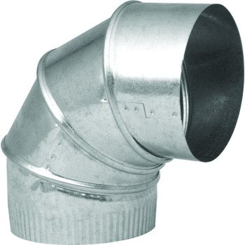 Imperial GV0294-C Adjustable Elbow, 6 in Connection, 26 Gauge, Galvanized Steel