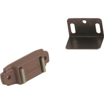 Amerock BP97653PT Magnetic Catch, 1-15/16 in L x 3/4 in W Catches, Plastic, Tan