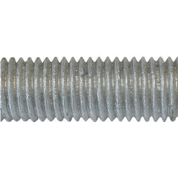 PFC TR-1007 Threaded Rod, 5/8-11 in Thread, 12 ft L, A Grade, Carbon Steel, Galvanized, NC Thread