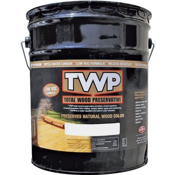 TWP 1500 Series TWP-1503-5 Wood Preservative, Dark Oak, Liquid, 5 gal, Can