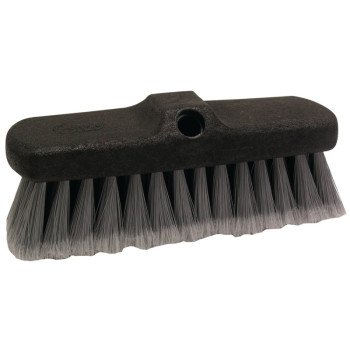 Quickie 235CNRM-12 Siding Scrub Brush, 2-1/2 in L Trim, Black Handle