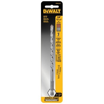 DEWALT DWA5102 Drill Bit, 1/4 in Dia, 6 in OAL, 1/4 in Dia Shank, Hex Shank