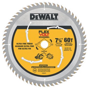 DWAFV3760 BLADE SAW 7-1/4 60T 