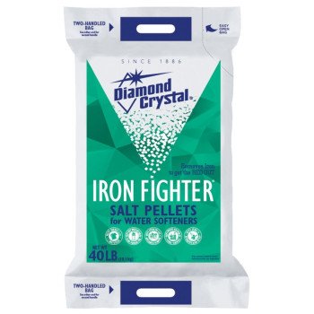 Cargill Iron Fighter 100012408 Salt Pellets, 40 lb Bag, Crystalline Solid, Halogen