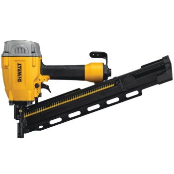 DEWALT DWF83PL Framing Nailer, 64 Magazine, 21 deg Collation, Plastic Strip Collation