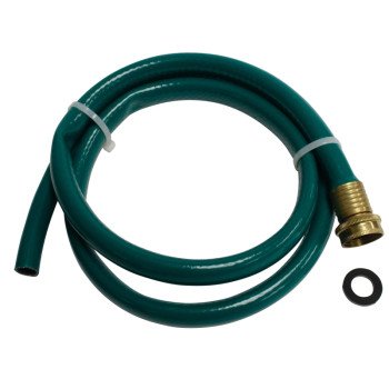 Lasco 16-1780 Filler Hose, 3/4 in ID, 5 ft L, Female x Plain End, Rubber