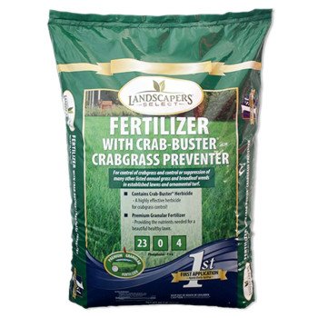 Landscapers Select 902726 Crabgrass Killer Fertilizer, Granular, 23-0-4 N-P-K Ratio