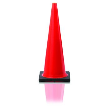 JBC Revolution RS RS90045CT Traffic Safety Cone, 36 in H Cone, PVC Cone, Fluorescent Orange Cone