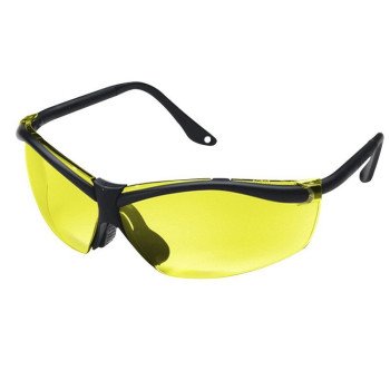 3M 90966-WV12 Sport-Inspired Safety Eyewear, Anti-Scratch Lens, Semi-Rimless Frame, Black Frame