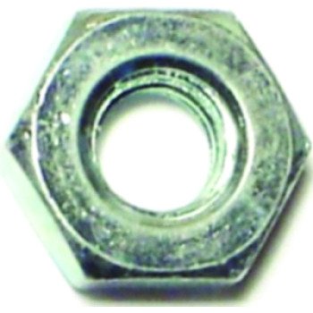 Midwest Fastener 03751 Machine Nut, Fine Thread, 10-32 Thread, Zinc, Zinc