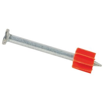 Ramset 1516 Drive Pin, 0.145 in Dia Shank, 2-1/2 in L , Steel, Zinc