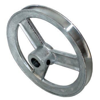 Cdco 600A-3/4 V-Groove Pulley, 3/4 in Bore, 6 in OD, 3-Groove, 5-3/4 in Dia Pitch, 1/2 in W x 11/32 in Thick Belt, Zinc