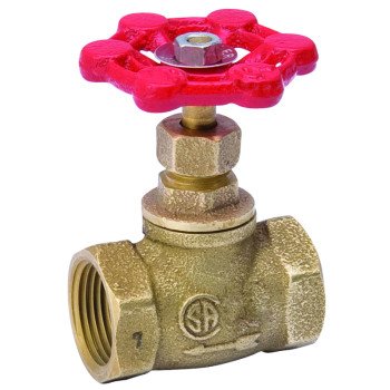 Southland 105-003NL Stop Valve, 1/2 in Connection, FPT x FPT, 125 psi Pressure, Brass Body