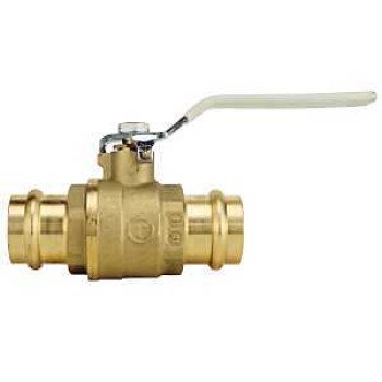 Apollo 94VLF Series 94VLF10501TMG Ball Valve, 1 in Connection, Press Fit, 250 psi Pressure, Quarter-Turn Lever Actuator