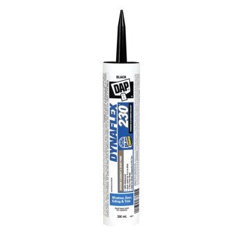 DAP DYNAFLEX 230 74102 Sealant, Black, 40 to 100 deg F, 300 mL Cartridge