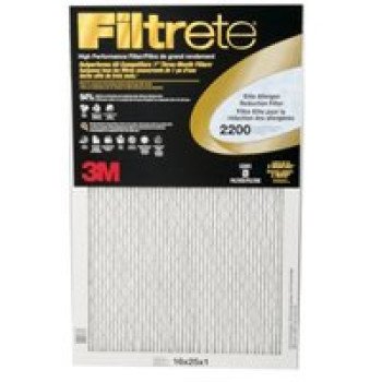 Filtrete EA02DC-6C Air Filter, 20 in L, 20 in W, 12 MERV, 2200 MPR