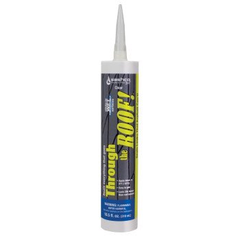 Through The Roof! 14025 Sealant, Clear, 10.5 oz Cartridge