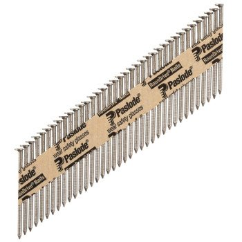 Paslode 650238 Framing Nail, Strip Collation, 2-3/8 in L, Steel, Bright, Round Head, Ring Shank