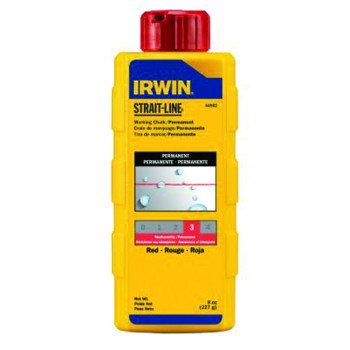 Irwin 64902 Marking Chalk Refill, Red, Permanent