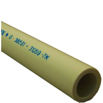 Charlotte Pipe PVC 04010 0600 Pipe, 1 in, 10 ft L, SCH 40 Schedule, PVC