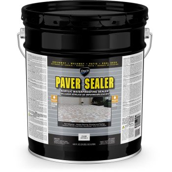 Dyco PAVER SEALER DYC7200/5 Waterproofing Sealer, Gloss, Liquid, Clear, 5 gal