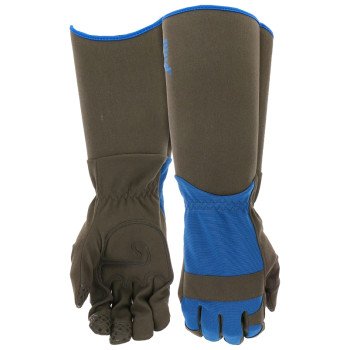 Mud MD53011BB-M-L Work Gloves, Men's, L, Synthetic Leather, Brilliant Blue