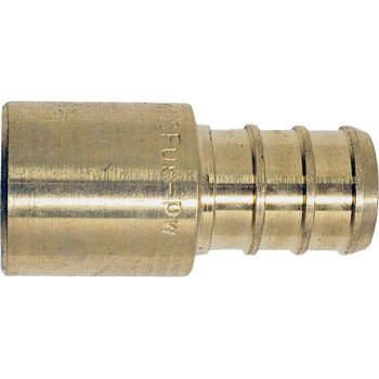 Apollo CPXMS1212 Pipe Adapter, 1/2 in, PEX x Male Solder, Brass