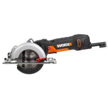 Worx WX439L Circular Saw, 4.5 A, 0 to 45 deg Bevel