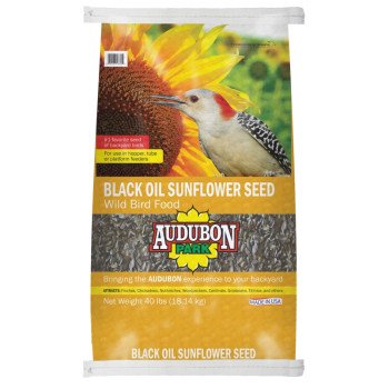 Audubon Park 11801 Black Oil Sunflower Seed, 40 lb