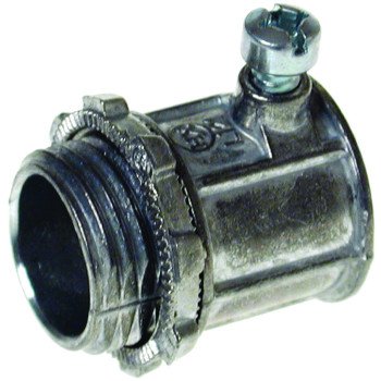 Hubbell SCZ050R5 Conduit Connector, 1/2 in Screw, Zinc