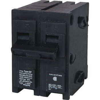 Siemens Q2100 Circuit Breaker, Mini, 100 A, 2 -Pole, 120/240 V, Fixed Trip, Plug Mounting