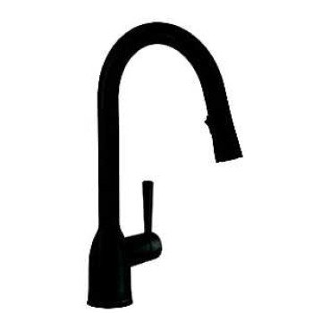 FAUCET PULLDOWN KTCHEN 1H MBLK