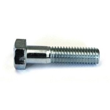 Reliable HC2Z145B Hex Bolt, 1/4-20 Thread, 5 in OAL, 2 Grade, Steel, Zinc, Coarse, Partial Thread