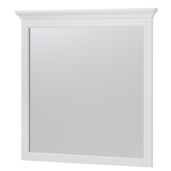Craft + Main Hollis Series HOWM3232 Framed Mirror, 32 in L, 32 in W, White Frame