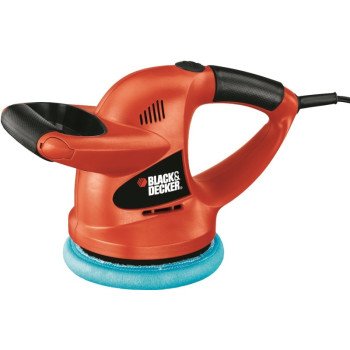 Black+Decker WP900 Random Orbit Waxer/Polisher, 0.5 A, 4400 rpm Speed, 1-Speed, Comfort Grip Handle