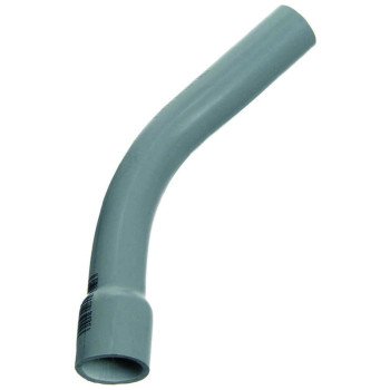 Carlon UA7AEB-CTN Elbow, 3/4 in Trade Size, 45 deg Angle, SCH 40 Schedule Rating, PVC, Bell End, Gray