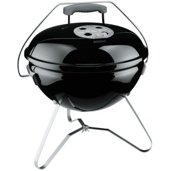 Weber Smokey Joe 40020 Premium Charcoal Grill, 147 sq-in Primary Cooking Surface, Black