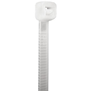 Tradeselect CTS11P100 Cable Tie, 2.76 in Max Bundle Dia, Nylon, Natural