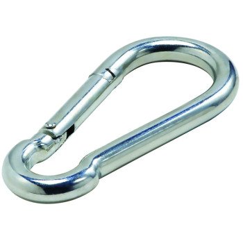 National Hardware 3112BC Series N830-308 Interlocking Spring Snap, 738 lb Working Load, Steel, Zinc