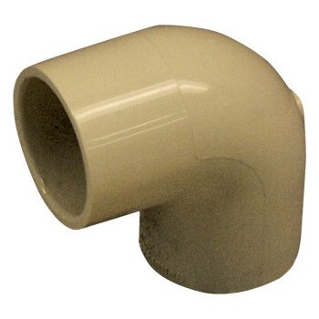 Nibco T00110D Pipe Elbow, 3/4 in, Slip, 90 deg Angle, CPVC, 40 Schedule