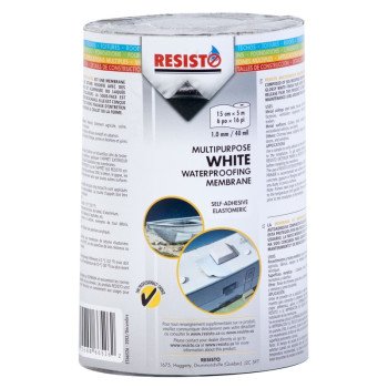 Resisto 66576 Waterproofing Membrane, 16 ft L, 6 in W, 0.75 sq-m Coverage Area